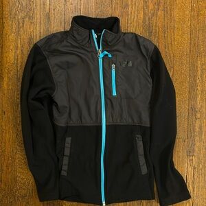 The north face light fleece. Black.